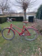 Veloretti Cafe racer rood damesfiets, Ophalen, Minder dan 10 versnellingen, Gebruikt, Minder dan 49 cm