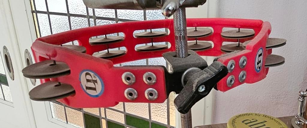 LP Tamboerijn voor stand - Rood, Muziek en Instrumenten, Percussie, Ophalen of Verzenden, Overige soorten