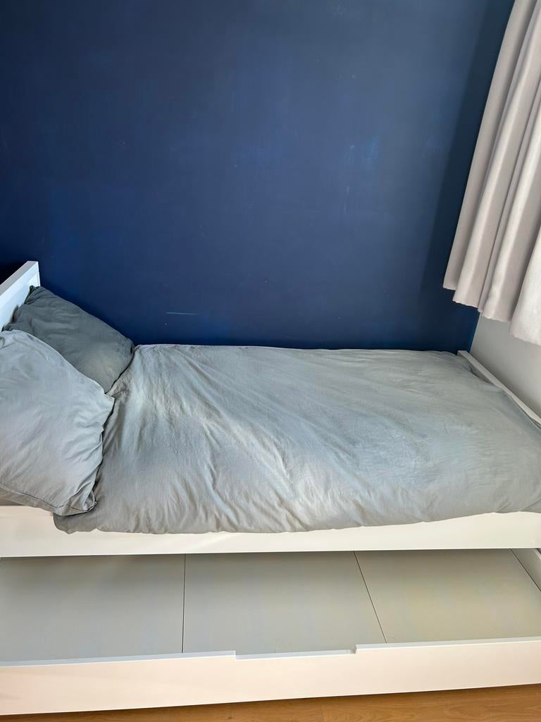 Tiener bed, Ophalen, 85 tot 100 cm, Zo goed als nieuw, Matras