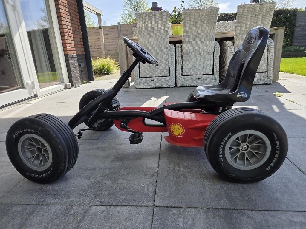 BERG Buddy Ferrari skelter luchtbanden goed werkend, Ophalen, Gebruikt, Berg