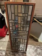 Mooie glas in lood raam bieden, Doe-het-zelf en Verbouw, Glas en Ramen, Ophalen of Verzenden, Zo goed als nieuw, Glas in lood