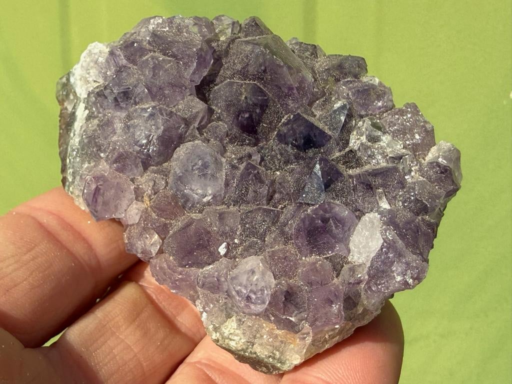 Amethist cluster uit Brazilië mineralen, Verzamelen, Mineralen en Fossielen, Mineraal, Ophalen