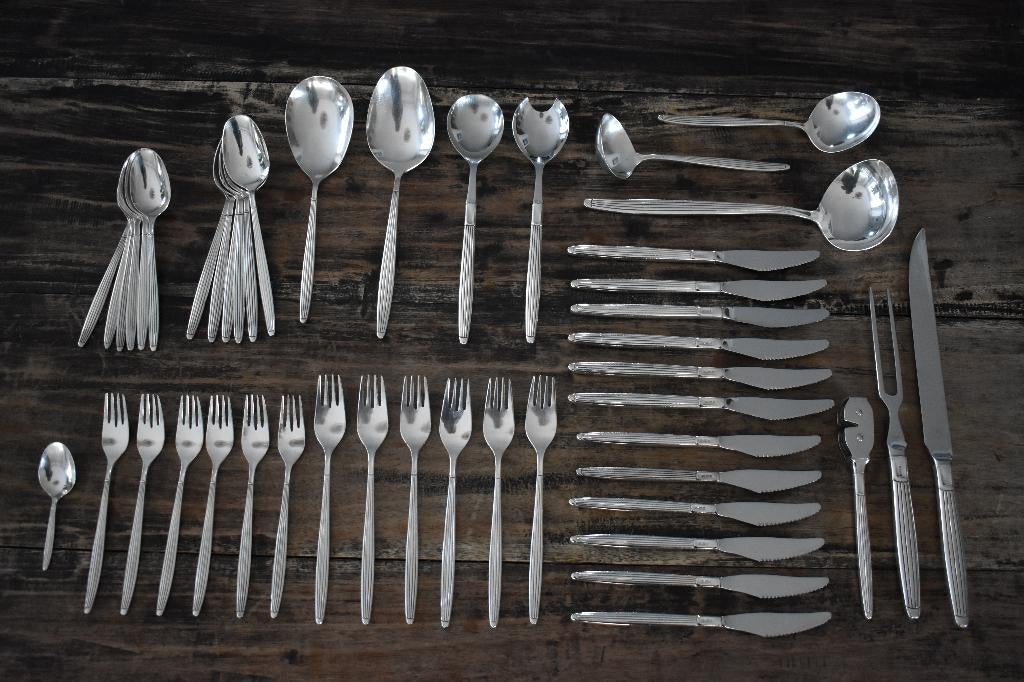 Gero 100 Zilvium 234 Excellence cassette aanvul mes vork etc, Ophalen of Verzenden