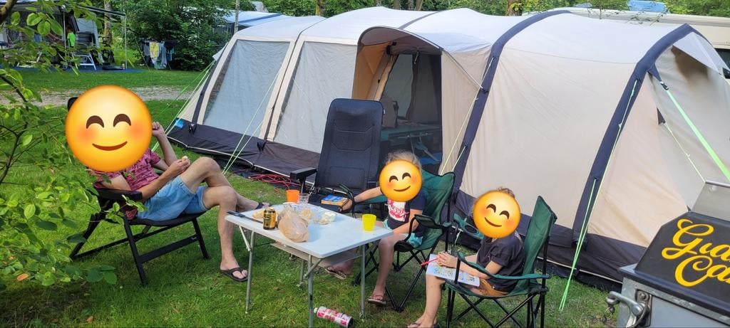 Kampa Croyde 6 Air Katoen Opblaasbare Tent, Caravans en Kamperen, Tenten, Ophalen, Gebruikt, Tot en met 6