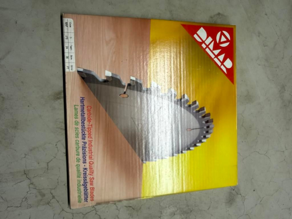 HM Zaagblad 270mm 24 Tanden, Doe-het-zelf en Verbouw, Hout en Planken, Ophalen of Verzenden, Nieuw