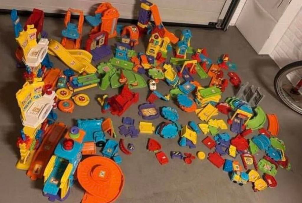 VTech Toet Toet auto en Zoef Zoef dieren (grote partij), Ophalen, Zo goed als nieuw