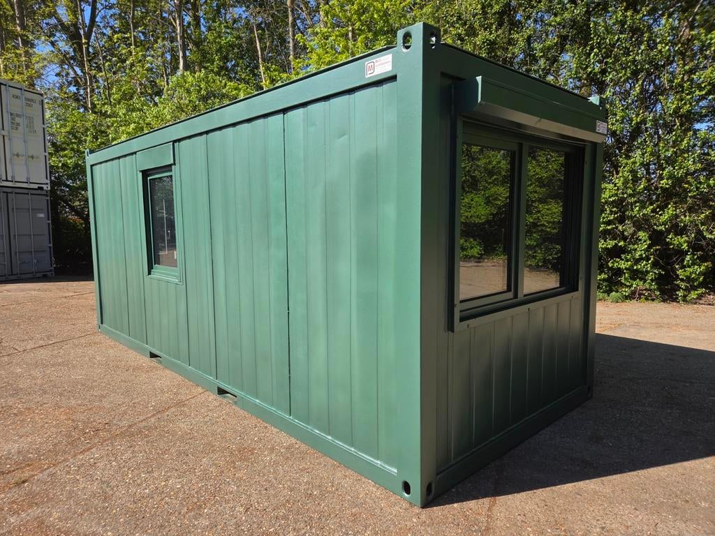 20ft kantoor/schaft unit geïsoleerd, Ophalen of Verzenden