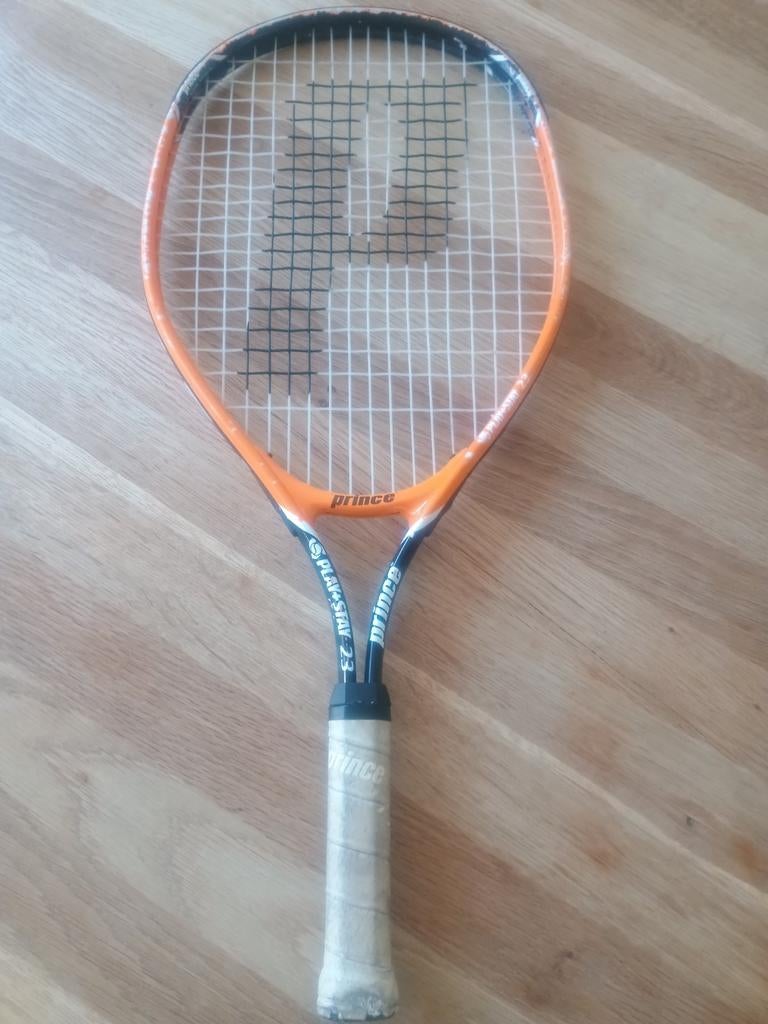 Prince Play & Stay 23 Tennisracket - Oranje/Zwart, Ophalen of Verzenden