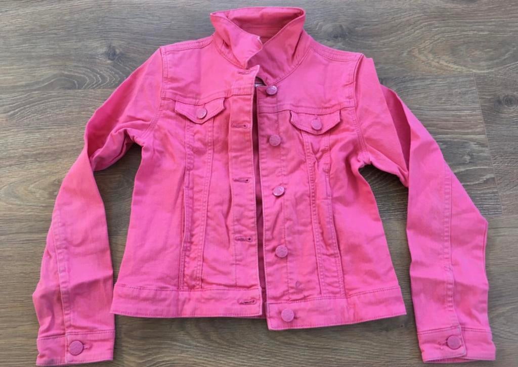 Roze spijkerjasje C&A maat 146 nieuw, Kinderen en Baby's, Kinderkleding | Maat 146, Ophalen of Verzenden, Nieuw, Meisje, Jas