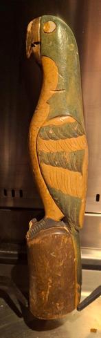 Vintage houten papegaai 38cm, Ophalen of Verzenden