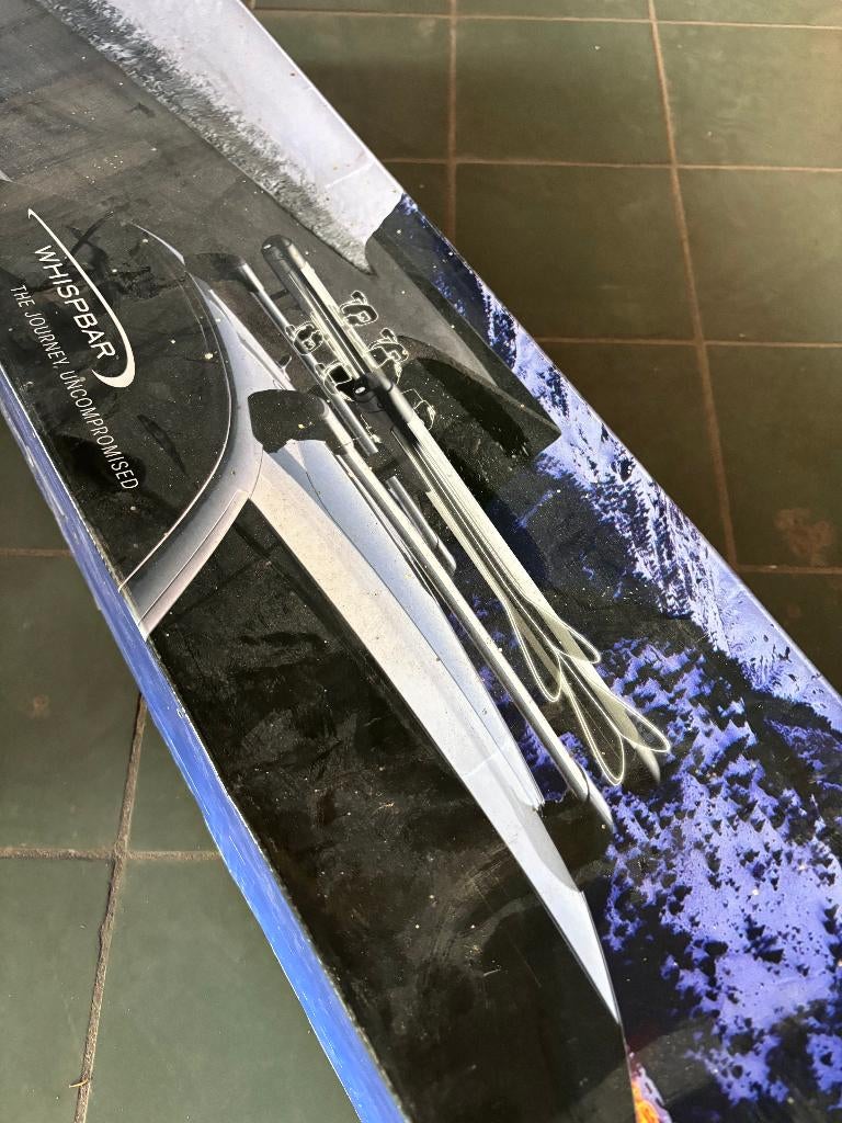 Whispbar WB300 Snow Mount Skidrager Zilver Zwart Aluminium, Ophalen, Nieuw