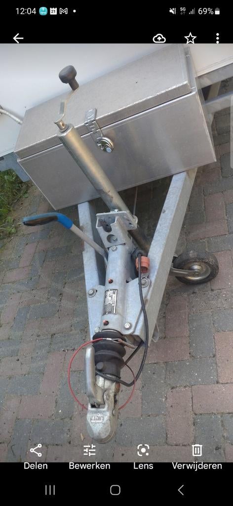 Grote geloten aanhanger, Auto diversen, Aanhangers en Bagagewagens, Ophalen