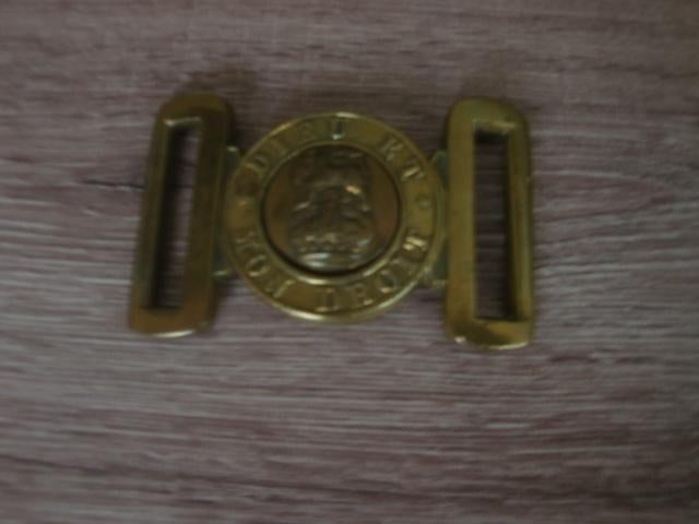 oude groot koperen gesp mooi bewerkt, Ophalen of Verzenden, Gebruikt