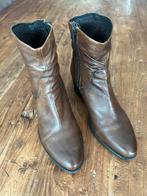 Leren laarsjes 39, Ophalen of Verzenden, Zo goed als nieuw, Bruin