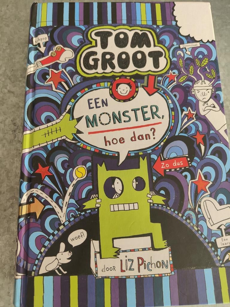 Tom Groot: Een Monster, Hoe Dan? - Liz Pichon, Ophalen of Verzenden, Gelezen, Liz Pichon, Fictie algemeen