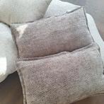 Nieuwe bruine grove structuur boucle achtige kussens, Huis en Inrichting, Bruin, Nieuw, Ophalen of Verzenden, X