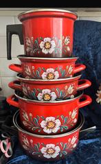 Vintage panneset emaille niet gebruikt!, Ophalen of Verzenden, Nieuw, Overige materialen