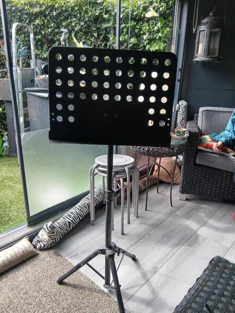 Boston muziekstandaard, Muziek en Instrumenten, Ophalen, Zo goed als nieuw, Muziekstandaard, Klarinet