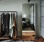 Grote IKEA spiegel RVS lijst zilverkleur HOVET 98x176, Huis en Inrichting, Woonaccessoires | Spiegels, Ophalen, Gebruikt, 75 tot 100 cm