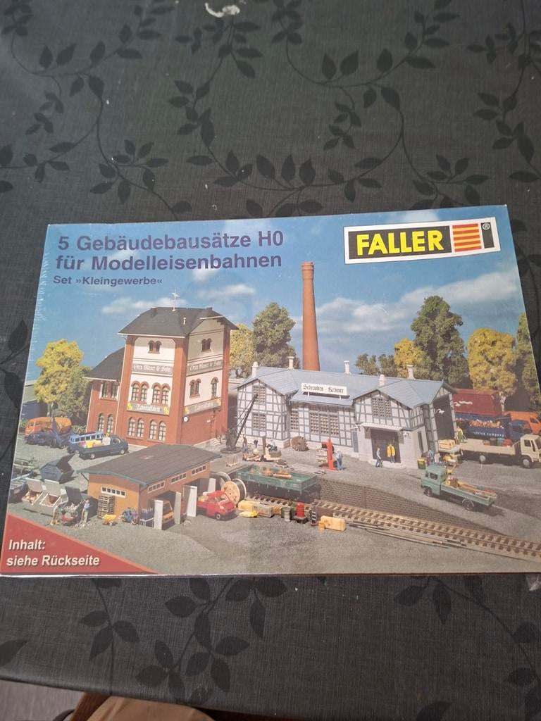Faller 5 delig set, Overige merken, Gelijkstroom of Wisselstroom, Brug, Tunnel of Gebouw, Nieuw