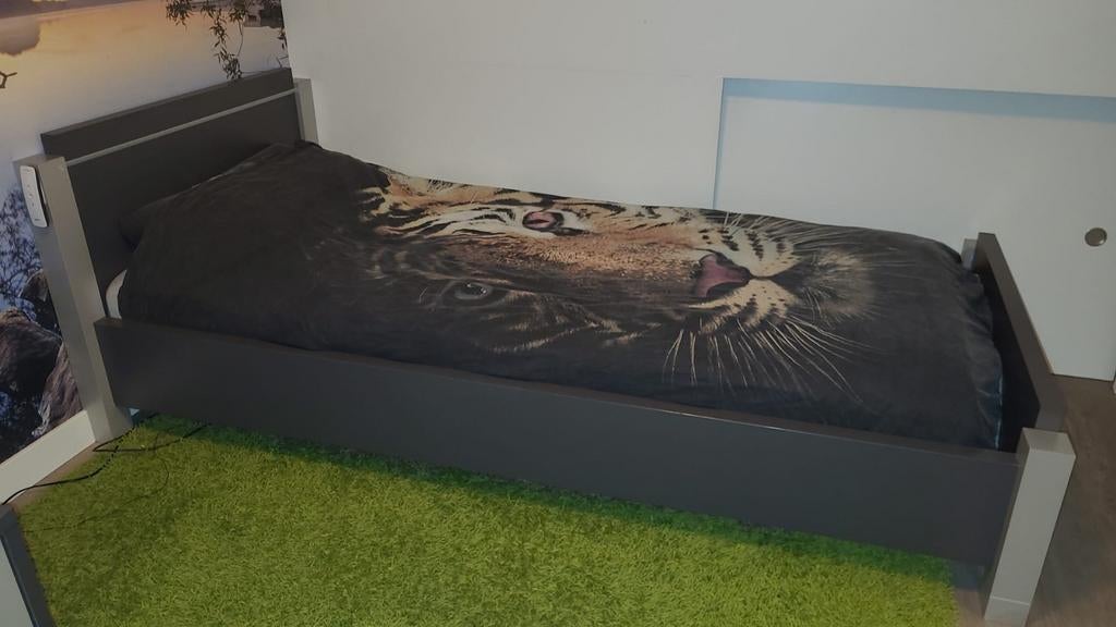 Ledikant bed met lattenbodem 1 persoons, Huis en Inrichting, Ophalen, Gebruikt, 90 cm, Eenpersoons