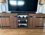 Mooi houten TV meubel ingst, Ophalen, Gebruikt, 200 cm of meer, Minder dan 100 cm