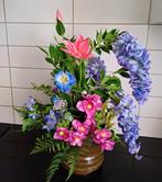 Prachtige zijden bloemstuk nieuw, Ophalen of Verzenden, Nieuw, Binnen