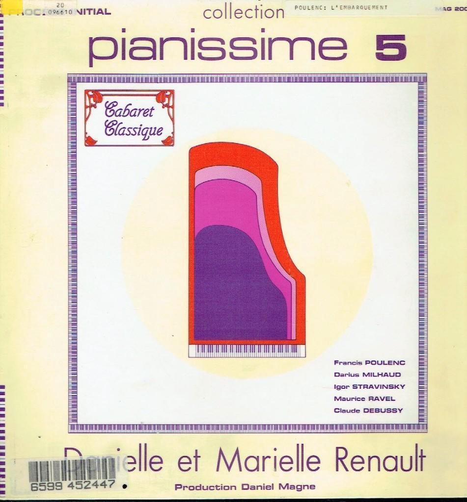 Danielle Et Marielle Renault, Pianos Bosendorfer, Cd's en Dvd's, Vinyl | Klassiek, Kamermuziek, Verzenden, Zo goed als nieuw, 12 inch