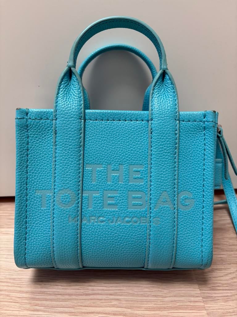 Marc Jacobs mini tote bag, Sieraden, Tassen en Uiterlijk, Tassen | Damestassen, Ophalen of Verzenden, Gebruikt, Blauw