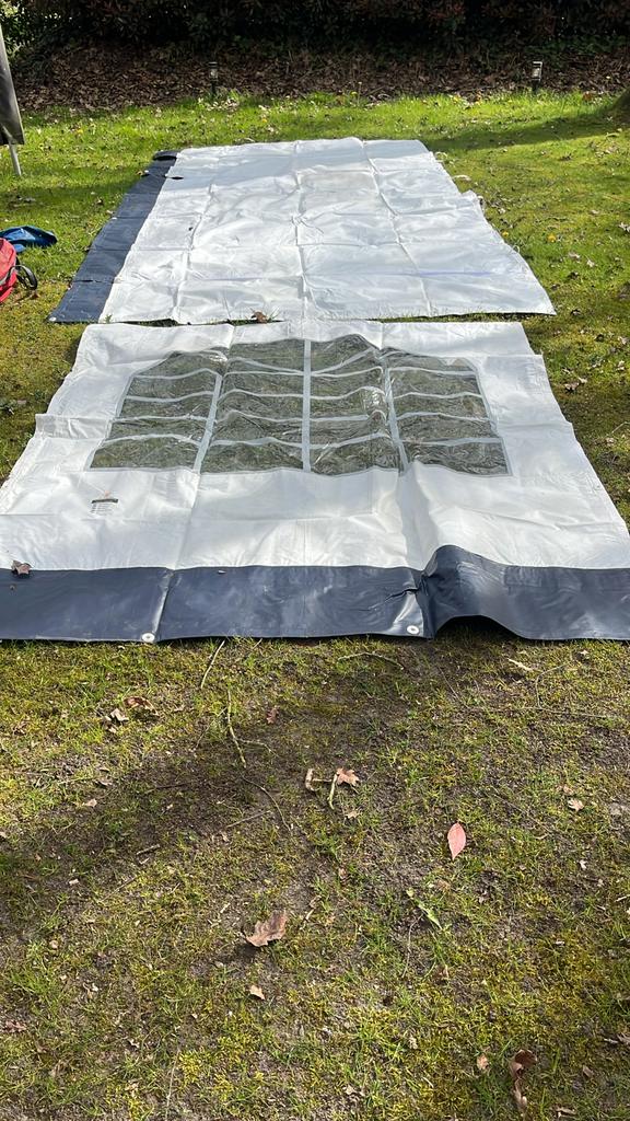 Zeilen voor grote partytent - Gebruikt- Gratis op te halen, Tuin en Terras, Ophalen, Gebruikt, Opvouwbaar, Partytent