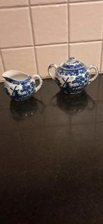 Vintage Melk en Suikerset Delfts Blauw, Antiek en Kunst, Antiek | Servies compleet, Ophalen of Verzenden