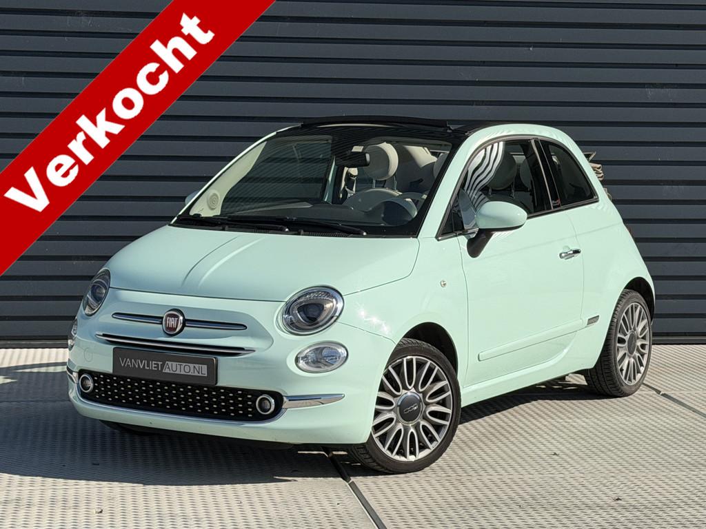 Fiat 500C Cabrio 1.2 Lounge (bj 2017), Voorwielaandrijving, Stof, Gebruikt, 4 cilinders
