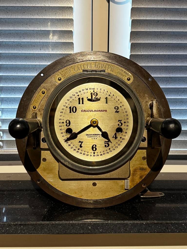 Amerikaanse stempel klok, Antiek en Kunst, Ophalen of Verzenden