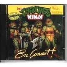 CD Les Tortues Ninja - Les Tortues Ninja En Concert!, Cd's en Dvd's, Cd's | Overige Cd's, Zo goed als nieuw, Ophalen of Verzenden
