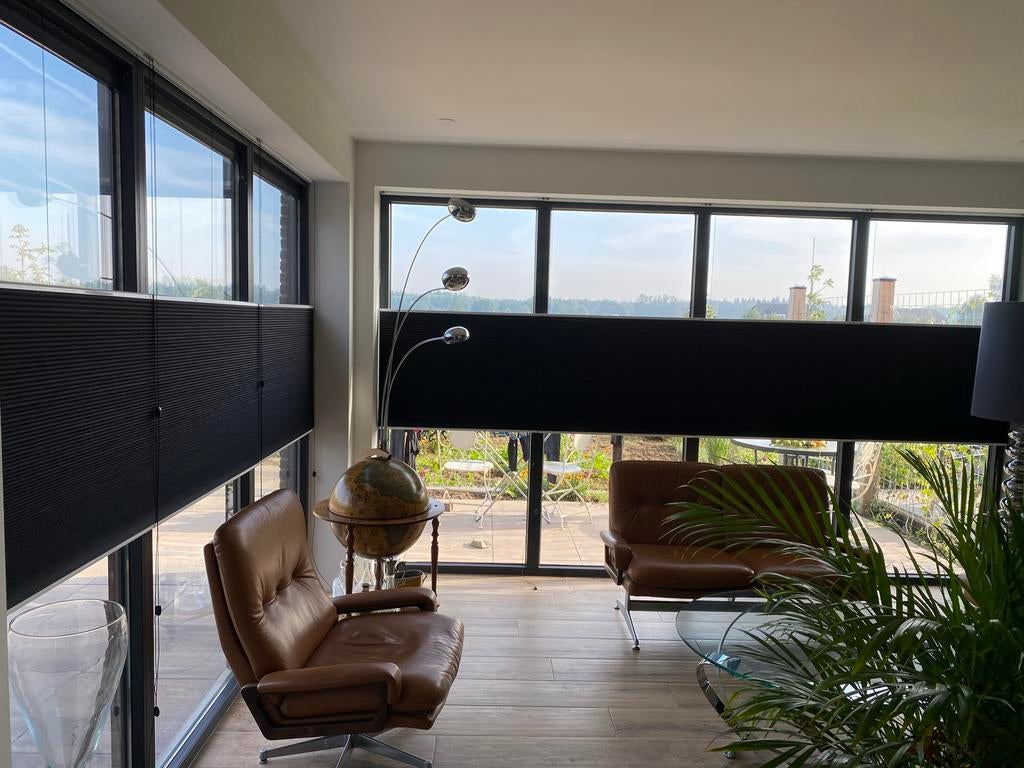 Roystore Maatwerk Plisse / duette /magneet easy frame's, Huis en Inrichting, Stoffering | Gordijnen en Lamellen, Nieuw, 200 cm of meer