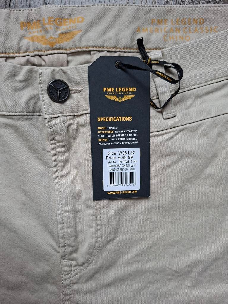 PME LEGEND Twin Wasp chino W38 L32, Kleding | Heren, W36 - W38 (confectie 52/54), Overige kleuren, Nieuw, Ophalen of Verzenden