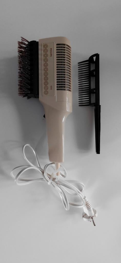 Vintage Philips 650 Föhn met Borstel en Kam, Ophalen of Verzenden