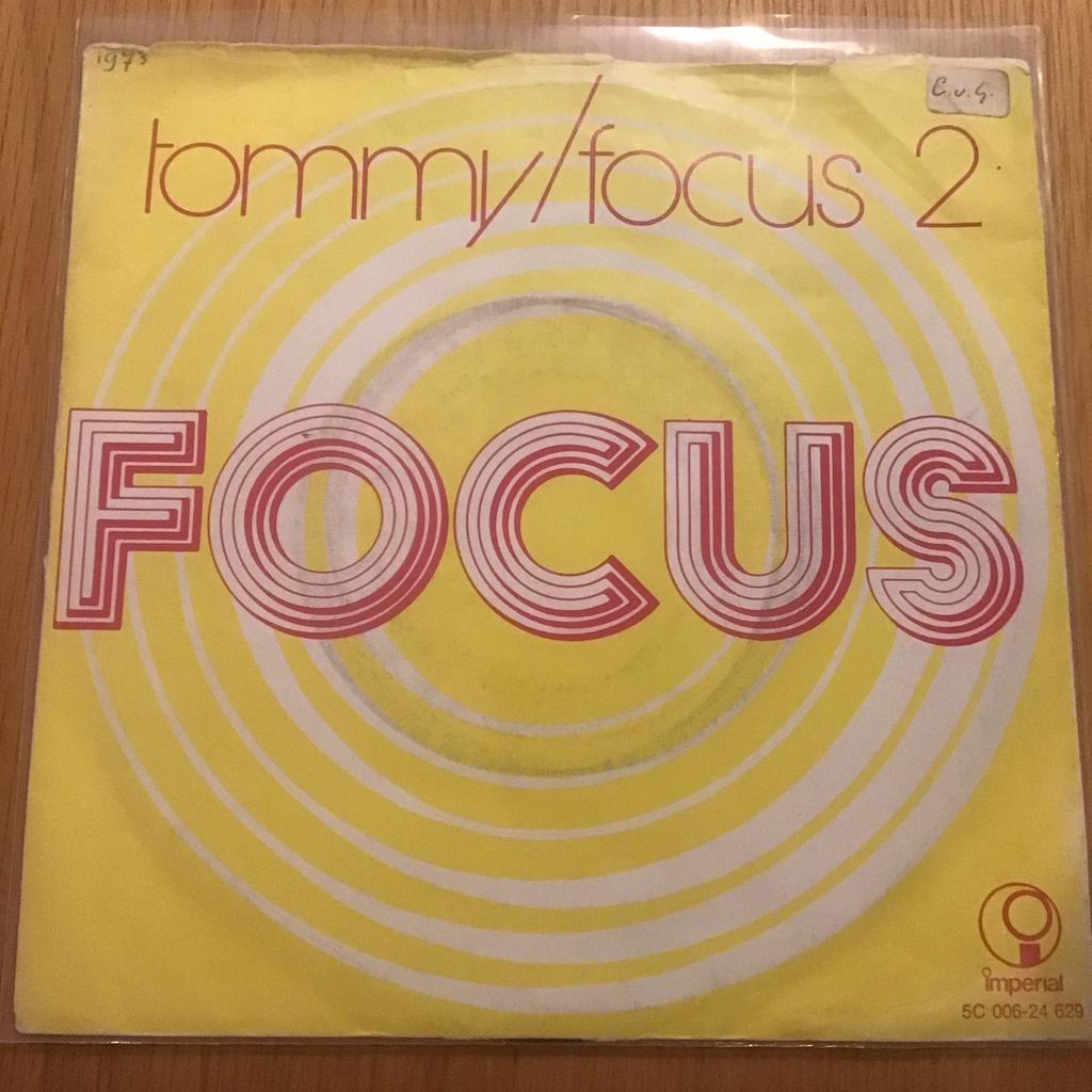 Focus - Tommy / Focus 2, Ophalen of Verzenden, Gebruikt, Single