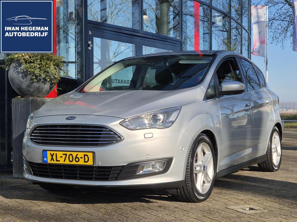 Ford C-Max 1.0 Titanium 125PK | Navigatie | Parkeersensoren, Voorwielaandrijving, 12 maanden, Gebruikt, Euro 6