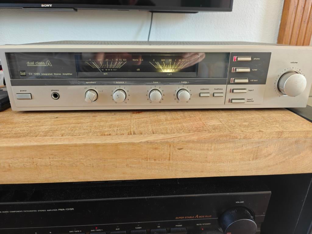 Dual cv 1260 vintage versterker, Ophalen of Verzenden, Minder dan 60 watt, Overige merken