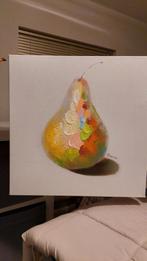 Twee schilderijen: peer en appel, Ophalen of Verzenden