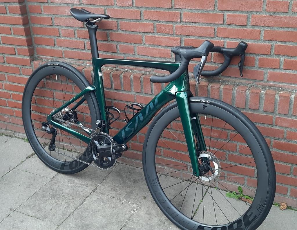 Isaac Meson Ultegra DI2, Fietsen en Brommers, Fietsen | Racefietsen, Carbon, Zo goed als nieuw, Meer dan 20 versnellingen, 53 tot 57 cm