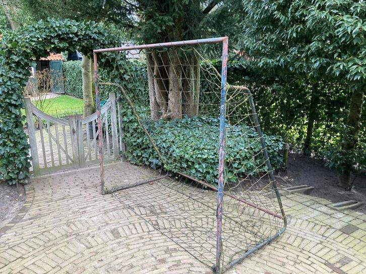 Voetbaldoel voor in de tuin of op trapveldje, Sport en Fitness, Voetbal, Gebruikt, Overige typen, Maat M, Ophalen