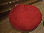 Fatboy zitzak / poef rood, rond, 110 cm, Huis en Inrichting, Zitzakken, Ophalen, Gebruikt, Rood, Zitzak