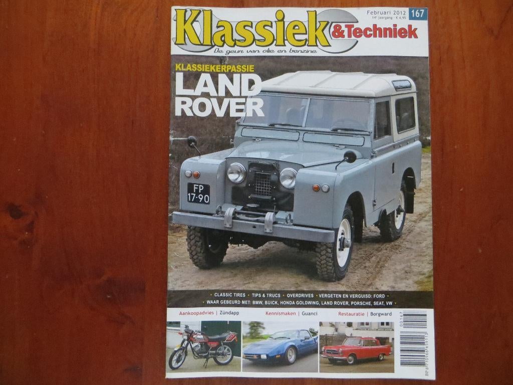 Klassiek & Techniek 167 Land Rover, Zündapp 529, Guanci SJJ, Ophalen of Verzenden, Nieuw, Overige merken