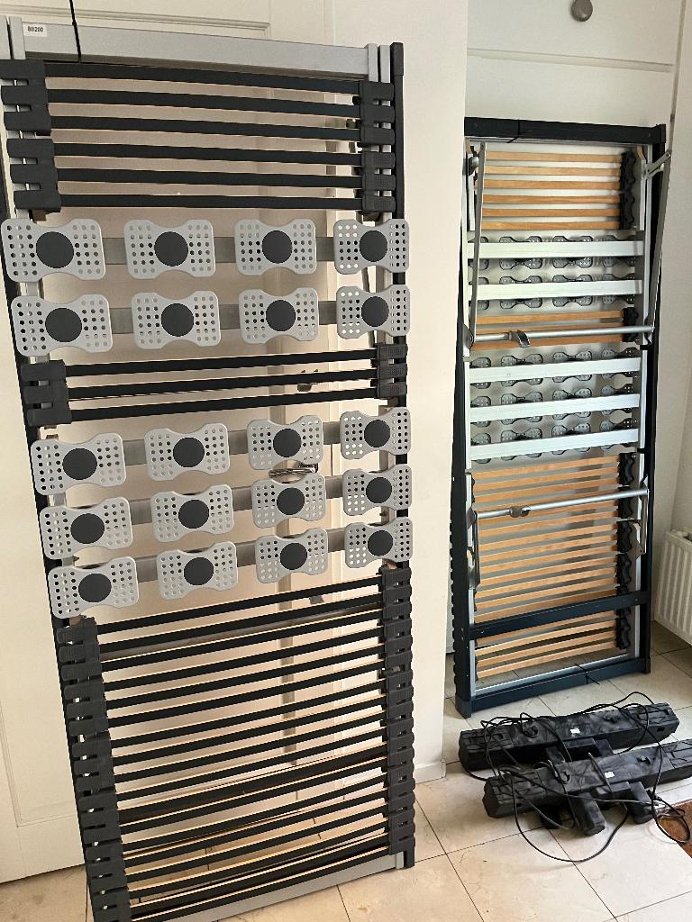 Elektrische lattenbodem, Huis en Inrichting, Ophalen, Gebruikt, Tweepersoons, 80 cm