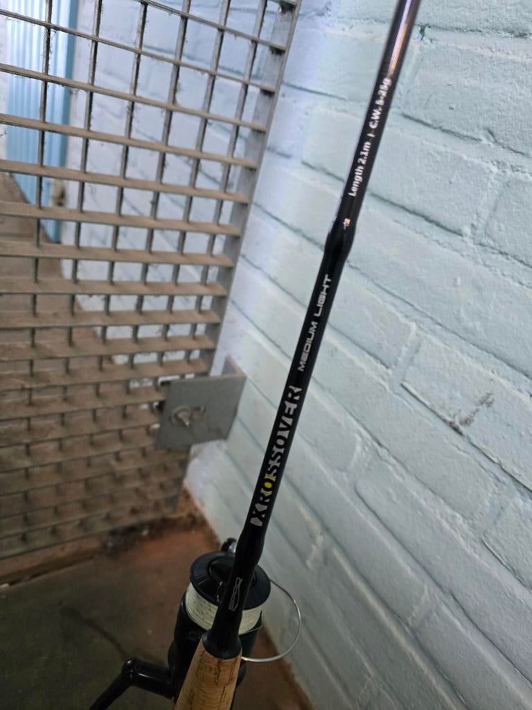 Spro medium/Light spinhengel met molen, Ophalen, Molen