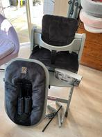Kidsmill Up! meegroei kinderstoel incl. newborn- & babyset, Ophalen of Verzenden, Gebruikt, Meegroeistoel, Afneembaar eetblad