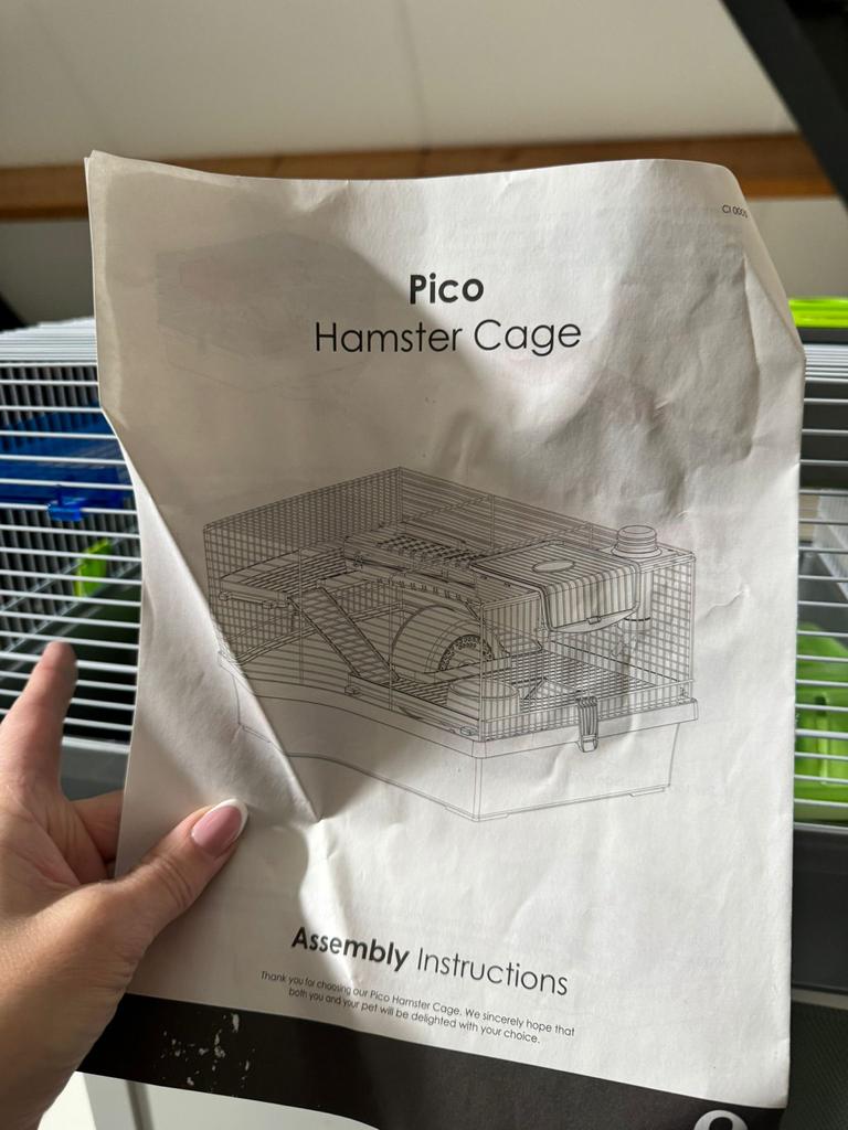 Hamster kooi, Kooi, Minder dan 75 cm, Hamster, Ophalen