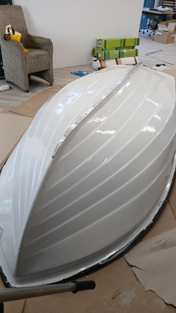 Polyester bootje, Ophalen